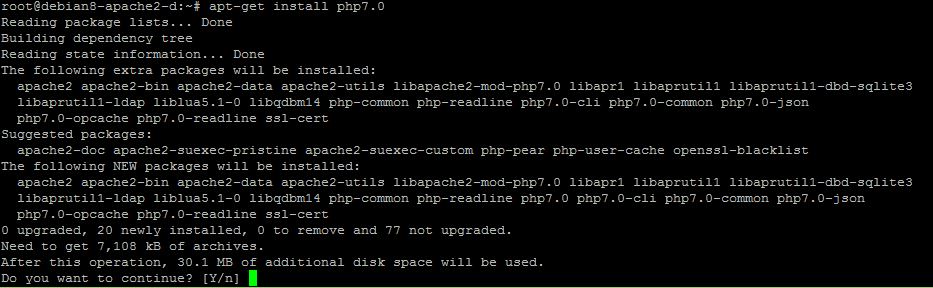 Install PHP 7